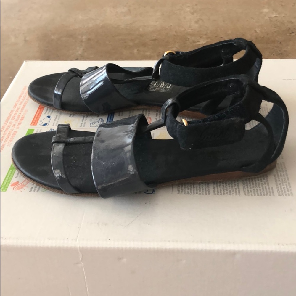 Gucci girls sandals size 29 navy - Picture 2 of 5